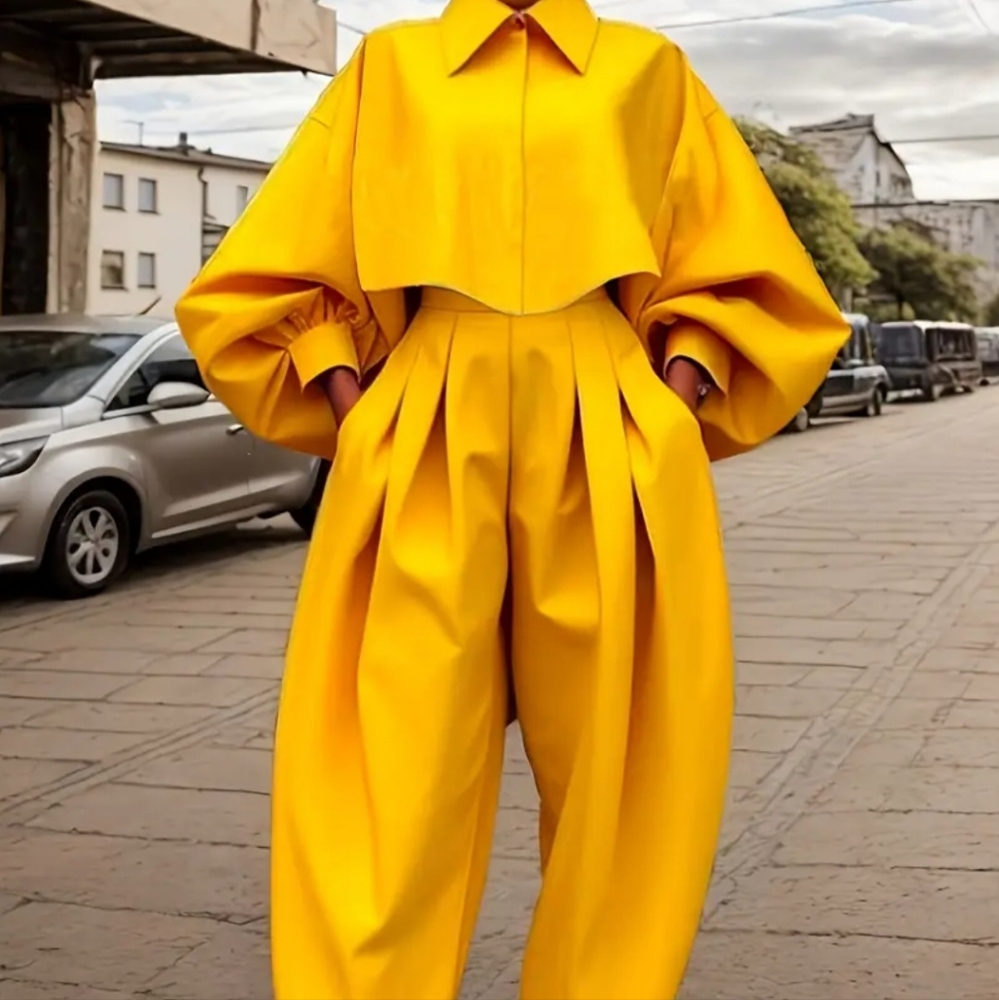 Chic Yellow Jumpsuit